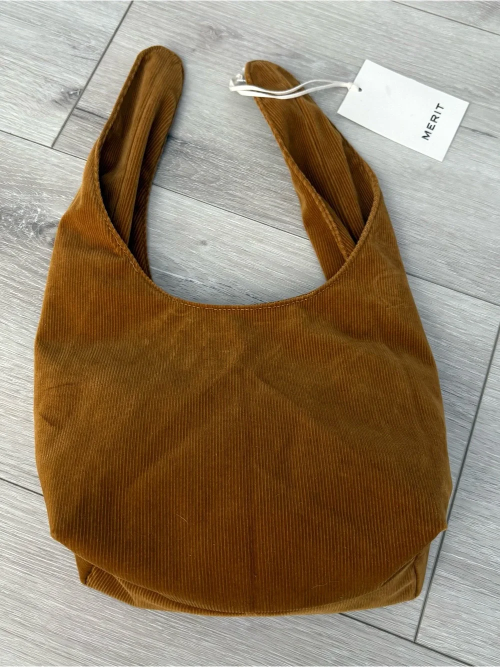 MERIT Signature Knot Small Corduroy Pouch New With Tags